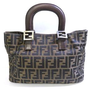 フェンディ FENDI ズッカ ロゴ バッグ ハンドバッグ レディース 中古