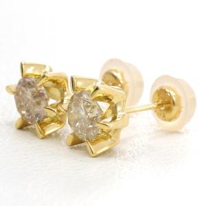 新品】K18 ルビー ダイヤモンド ペアシェイプ ピアス ［i8-10