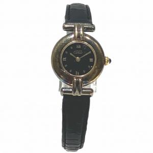 カルティエ Cartier マスト コリゼ ヴェルメイユ 590002 クォーツ 時計 腕時計 レディース 中古｜wonderprice