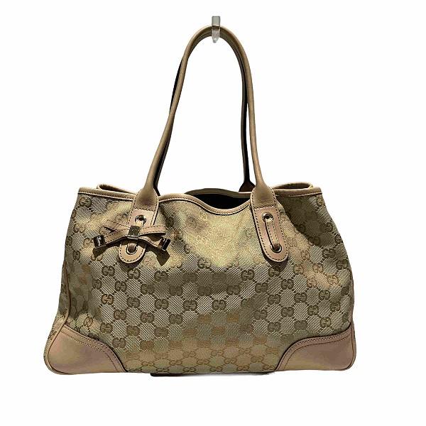 グッチ GUCCI GGキャンバス プリンシー 163805 バッグ トートバッグ レディース 中古