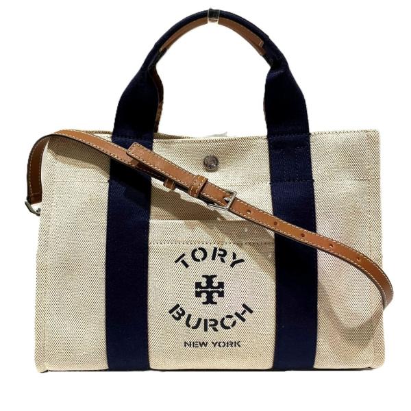 トリーバーチ Tory Burch スモール トリー トート トートバッグ キャンバス 147153...