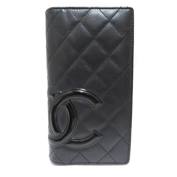 シャネル CHANEL カンボンライン A26717 長財布 レディース 中古