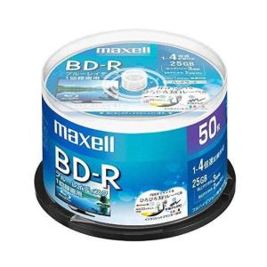 maxell 録画用 BD-R 標準130分 4倍速 ワイドプリンタブルホワイト 50枚スピンドルケース BRV25WPE.50SP