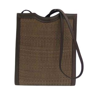 美品 エルメス オメニトゥ エヴァーカーフ ブラウン ショルダーバッグ  