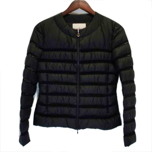 MONCLER モンクレール/LEMAIRE レース切替ダウンジャケット/0/Aランク/92【中古】