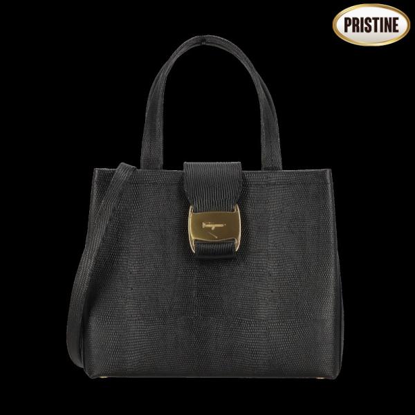 Ferragamo  フェラガモ/ヴァラリザードエンボス2WAYハンド/AQ-21 8252/SAラ...