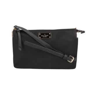 kate spade new york ケイト スペード ニューヨーク/ナイロンショルダーバッグ/ブラック/WKRU4920/Aランク/18【中古】