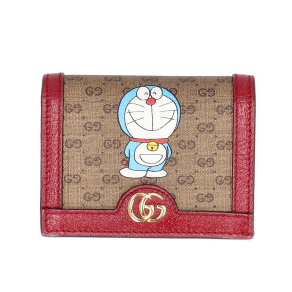 GUCCI グッチ/GGスプリーム/ドラエモンコンパクトウォレット/647788/041*/ABラン...