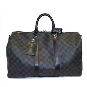 LOUIS VUITTON ルイヴィトン/キーポル・バンドリエール 45/ダミエ/グラフィット/N41418/MB1***/ABランク/92【中古】