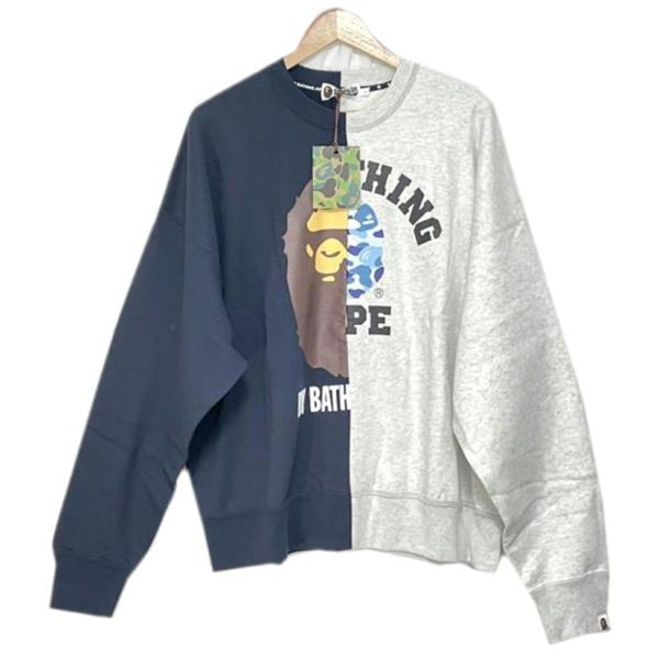 A BATHING APE アベイシングエイプ/LOOSE FIT CREWNECK/001SWH7...