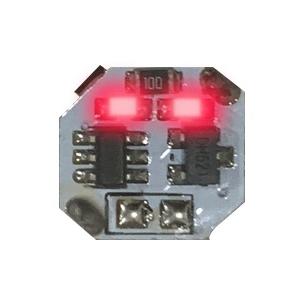 【新品】W-PARTS 　LEDモジュール（磁気スイッチ付）　赤　ライト　改造　カスタム　プラモデル...