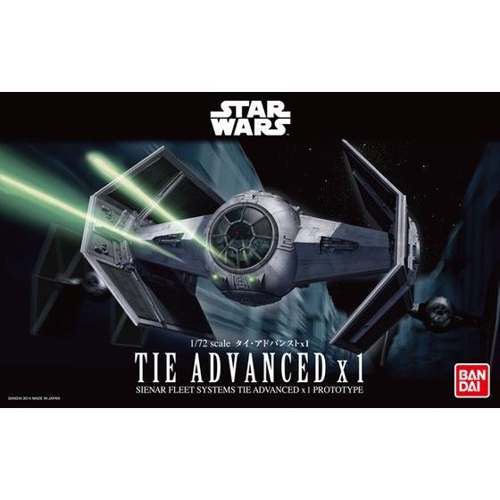 【新品】1/72 タイ・アドバンストx1　STAR WARS　スターウォーズ　プラモデル　模型　バン...