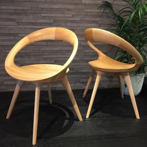 起立木工 アネロ ANELLO ダイニングチェア 回転式 日本製 レッドオーク