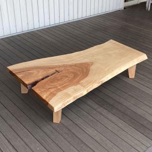 一枚板 ベンチ 栃 とち トチ 無垢 ダイニングベンチ 157cm 栃無垢