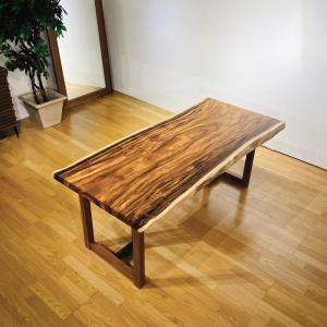 モンキーポッド一枚板ダイニングテーブル 幅181cm  一枚板 テーブル ダイニングテーブル ダイニング用 一枚板テーブル 食事用 通販 木の家具 モンキーポッド｜wood-itsuki