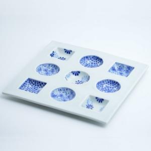 白磁 スクエア・ディナープレート 大皿 プレート 皿 角皿 有田焼 福泉