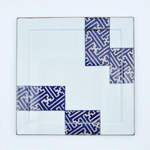 白磁 スクエア・ディナープレート 大皿 プレート 皿 角皿 有田焼 福泉