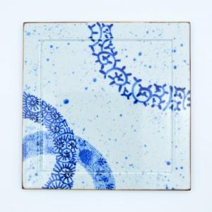 白磁 スクエア・ディナープレート 大皿 プレート 皿 角皿 有田焼 福泉