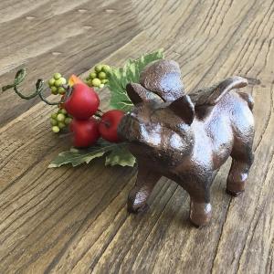 空飛ぶ豚 ピッグオブジェ ブタ 豚 羽根の生えたブタ ピッグ 鋳造鉄