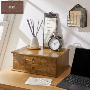 卓上収納 木製 アンティーク カードホルダー ファイルキャビネット