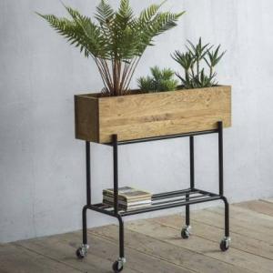 プランターワゴン プランタースタンド 花台 台 鉢スタンド  フラワーラック アイアン おしゃれ 屋...