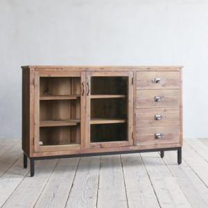 久和屋 DELTAサイドボード90幅 120幅 180幅/くるみ キャビネット