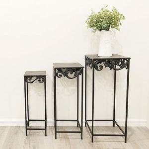 シリック 家具 スタンド フラワースタンド 花台 大理石天板 309