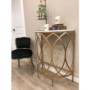 コンソールテーブル 大理石風 アイアン コンソール サイドテーブル