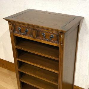 スリッパラック 木製 無垢材 アンティーク ク...の詳細画像2