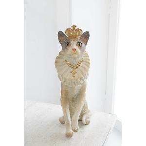 イタリア製 輸入雑貨 ネコ ねこ 猫 置物 オブジェ ブルー Bitossi
