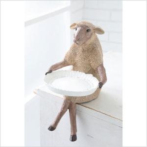 ひつじ 置き物 リヤカー ヒツジ 羊 Sheep かわいい 置物 ガーデニング