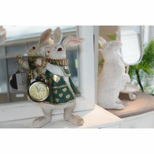 ウサギ うさぎ 置物 置き物 かわいい アンティーク インテリアオブジェ