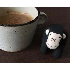 陶器 動物 サイ 置物 イタリア製 ライナセロス 完成品 アニマル