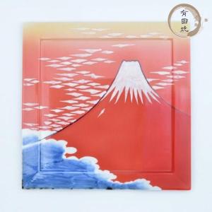 白磁 スクエア・ディナープレート 大皿 プレート 皿 角皿 有田焼 福泉