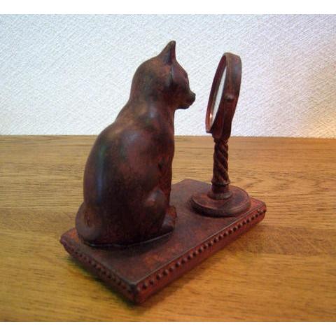 猫 オブジェ 置き物 インテリア キャット＆ドッグ かわいい プレゼント ギフト