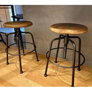 Lifting スツール L ハイスツール アイアン スチール 店舗