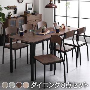 SALE) ダイニングテーブルセット 6人用 8点セット テーブル180cm