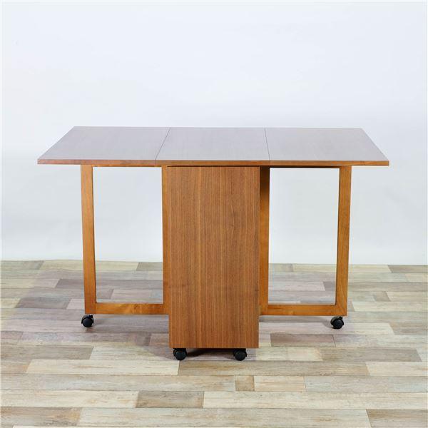 ダイニングテーブル 単品 42/80/120cm×80cm×高さ73cm おしゃれ 両バタフライテー...