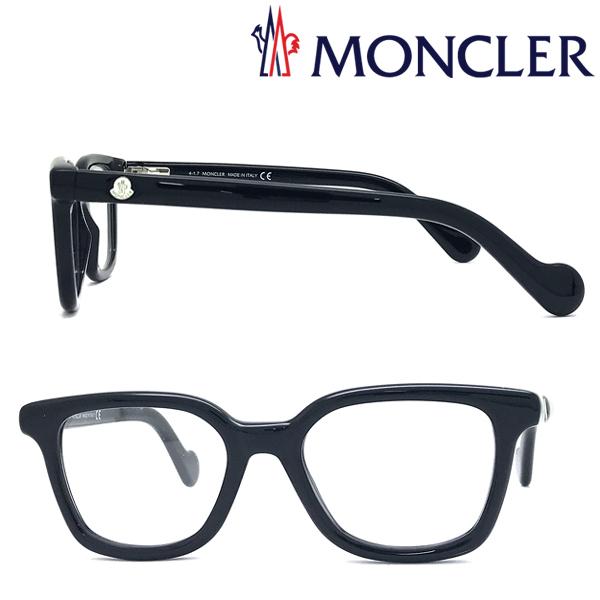 MONCLER メガネフレーム ブランド モンクレール ブラック 眼鏡 00ML-5001-001