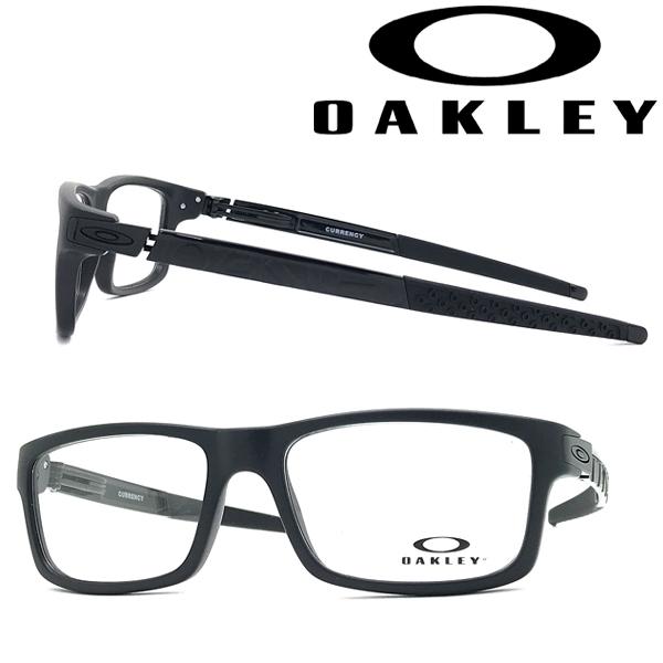 OAKLEY メガネフレーム ブランド オークリー CURRENCY マットブラック 眼鏡 0OX-...