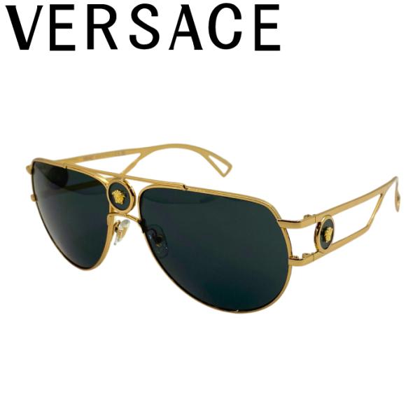 VERSACE サングラス ブランド ベルサーチ ヴェルサーチェ ブラック ティアドロップ 0ve-...