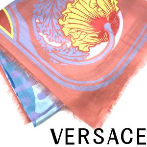 VERSACE スカーフ ベルサーチ ヴェルサーチェ ブランド メドゥーサ ミュージック シルク 1001599-1A03035-5R140｜woodnet