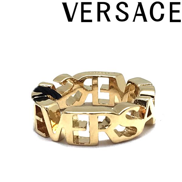 VERSACE ヴェルサーチェ ベルサーチ リング・指輪 ロゴ ゴールド 1002575-1A006...