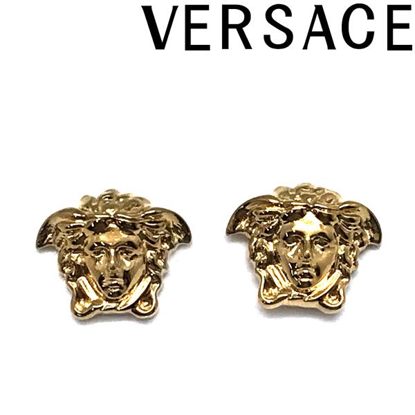 VERSACE ピアス ベルサーチ ヴェルサーチェ メドゥーサ ロゴ ゴールド 1006126-1A...