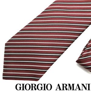 【新品未使用】ジョルジオアルマーニ イタリア製 限定品ネクタイ レッド GIORGIO ARMANI ネクタイ ジョルジオアルマーニ ブランド シルク
