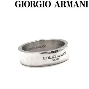 EMPORIO ARMANI◇リング/--/22号/ブラック/メンズ : セカンド