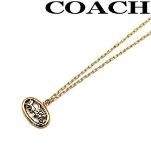 COACH（コーチ） ネックレス ハロー ラウンド ペンダント ネックレス