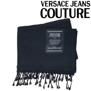 VERSACE JEANS COUTURE ベルサーチ ヴェルサーチェ マフラー ブラック 73YA2H60-ZG119-899｜woodnet