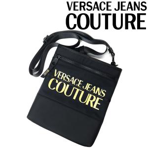 VERSACE JEANS COUTURE◇ショルダーバッグ/--/BLK : セカンド