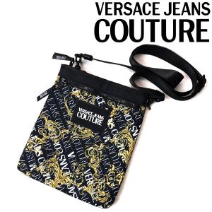 VERSACE JEANS COUTURE ベルサーチ ヴェルサーチェ ショルダーバッグ ブラック 73YA4BF4-ZS395-G89